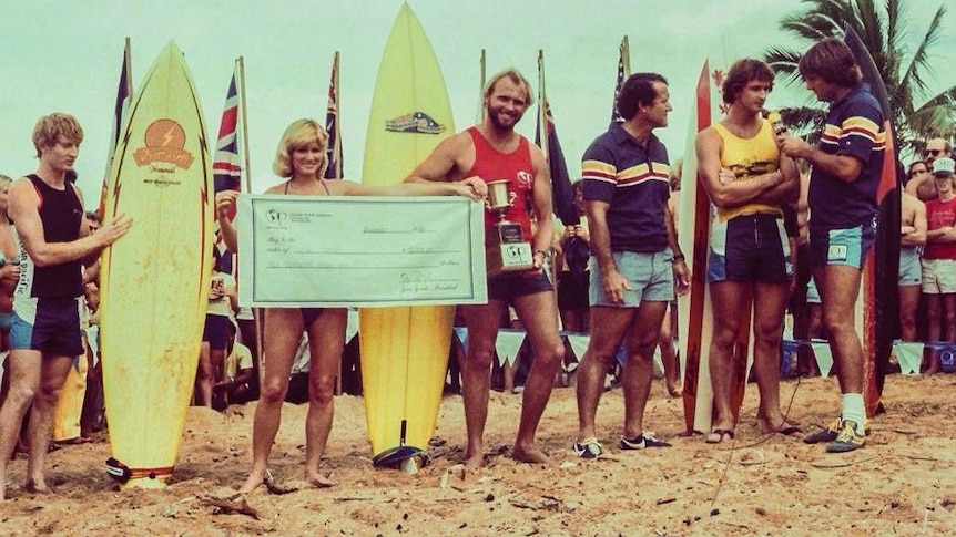 Ian "Kanga" Cairns claims victory at a Hawaiian contest in 1980