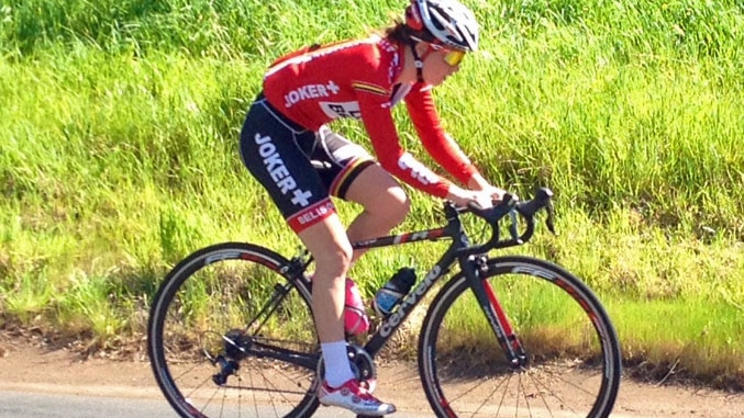 Tasmanian cyclist Amy Cure