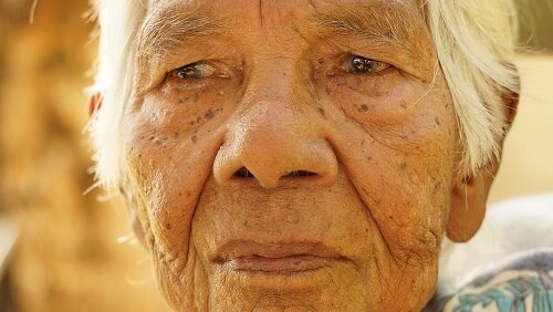 A portrait of Helena Rioli.