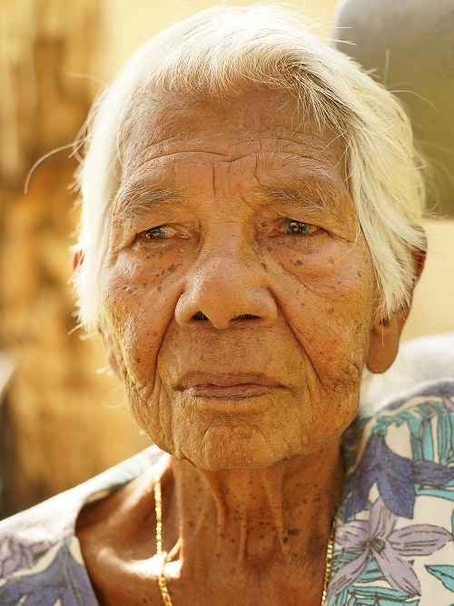 A portrait of Helena Rioli.