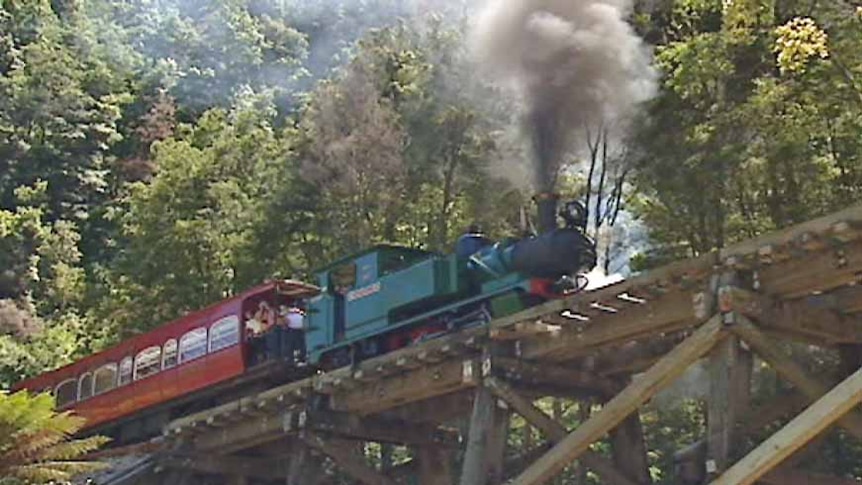 The West Coast Wilderness Railway runs from Queenstown to Strahan in Tasmania.