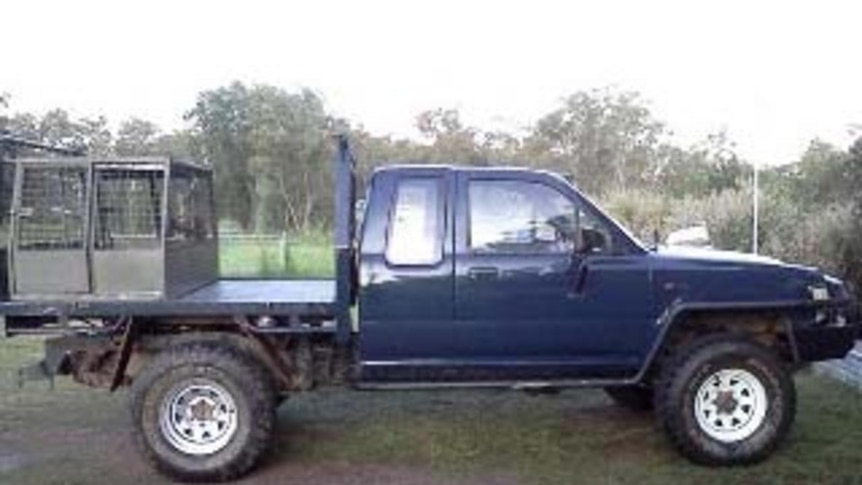 A file photo of the ute belonging to missing Ballarat man Jason Richards.