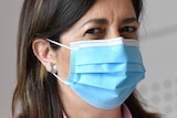 Premier Annastacia Palaszczuk in a face mask