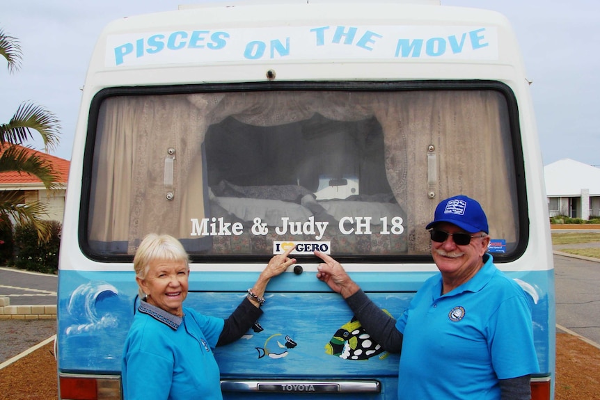 Mike and Judy Kendrick have called their van Pisces on the Move