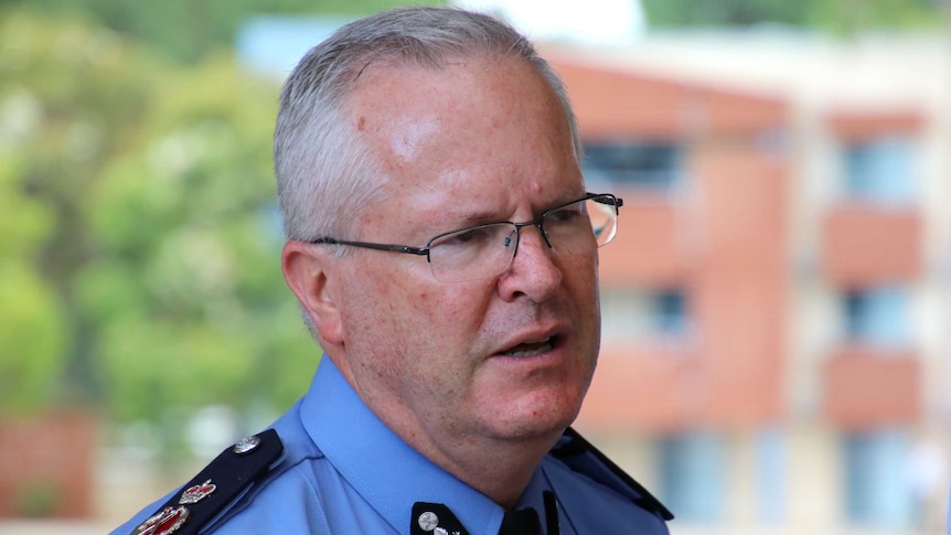 Headshot of WA police commissioner Chris Dawson.