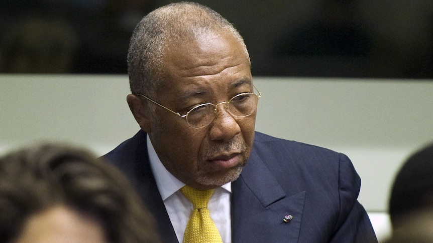 Former Liberian president Charles Taylor