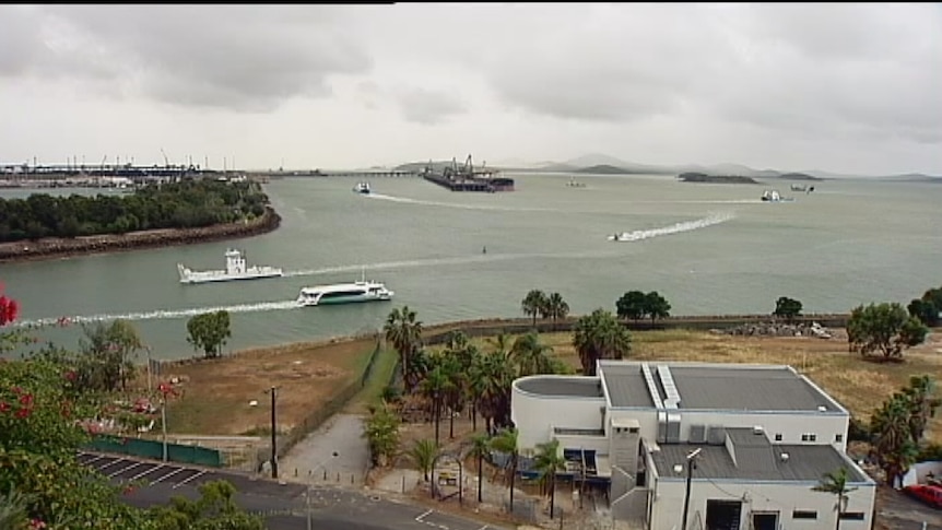 Gladstone Harbour in central Qld.