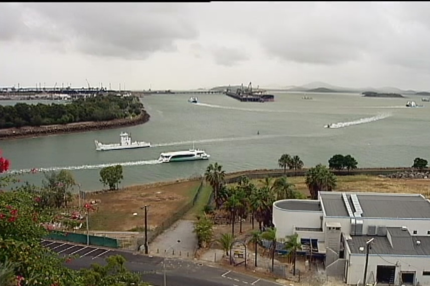 Gladstone harbour in central Qld in December 2012