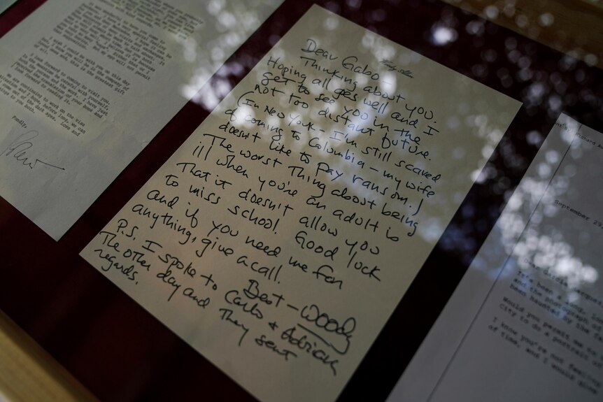 A letter from Woody Allen to Gabriel García Márquez.