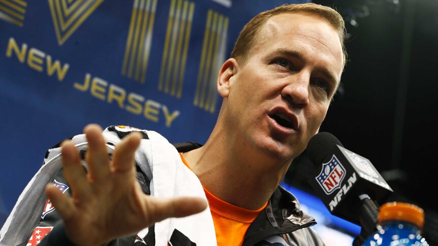 Broncos quarter-back Peyton Manning