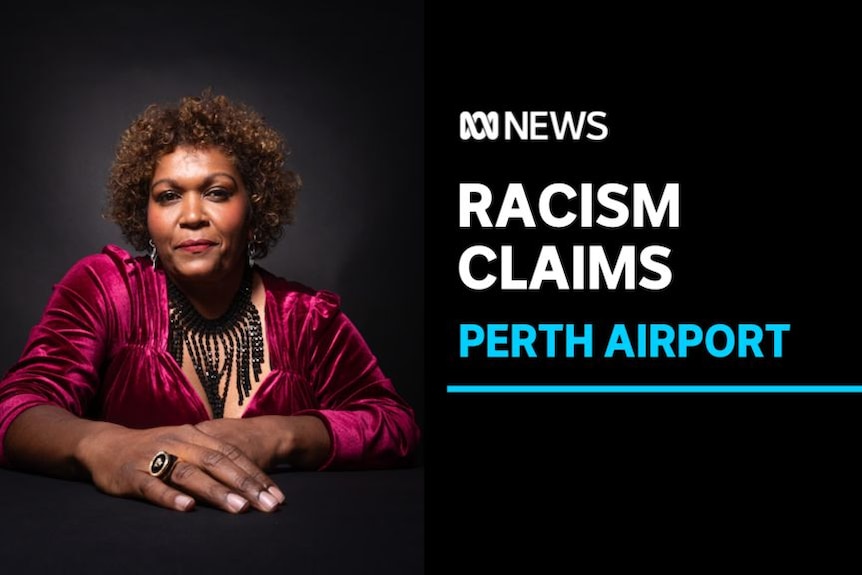 Racism Claims, Perth Airport: A woman looks at the camera in a publicity photo.