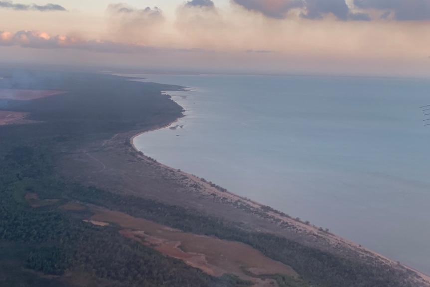 Aerial view of the NT coastline