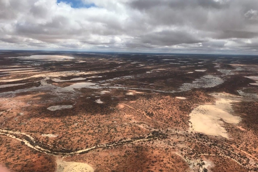 Lake Pinaroo from the above