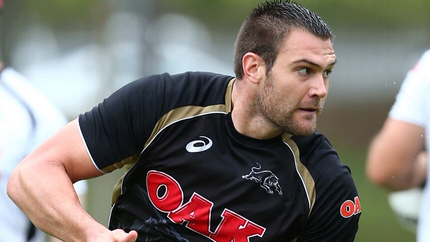Tim Grant trains with Penrith