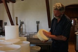 Josef Gretschmann in his Moltema milk and cheese factory, won the diversified farming section