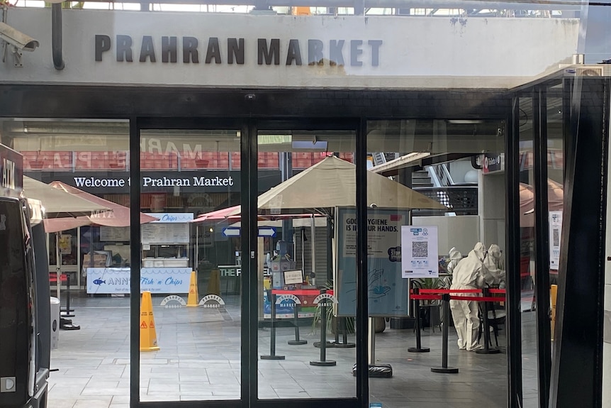 A deep clean at Prahran Market.