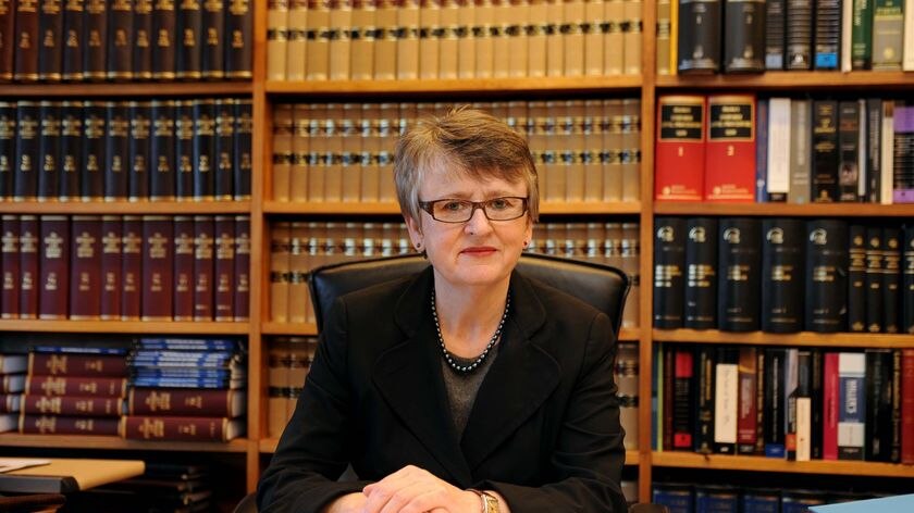 Honoured: Justice Virginia Bell acknowledged that no one person would be able to fill the shoes of Michael Kirby.