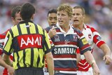 Brett Finch gets his marching orders against the Dragons