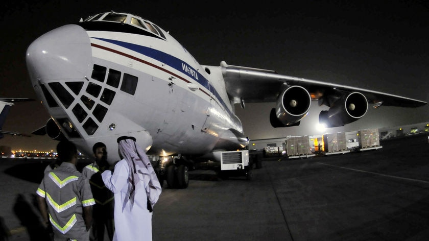 UN plane prepares for Burma aid mission