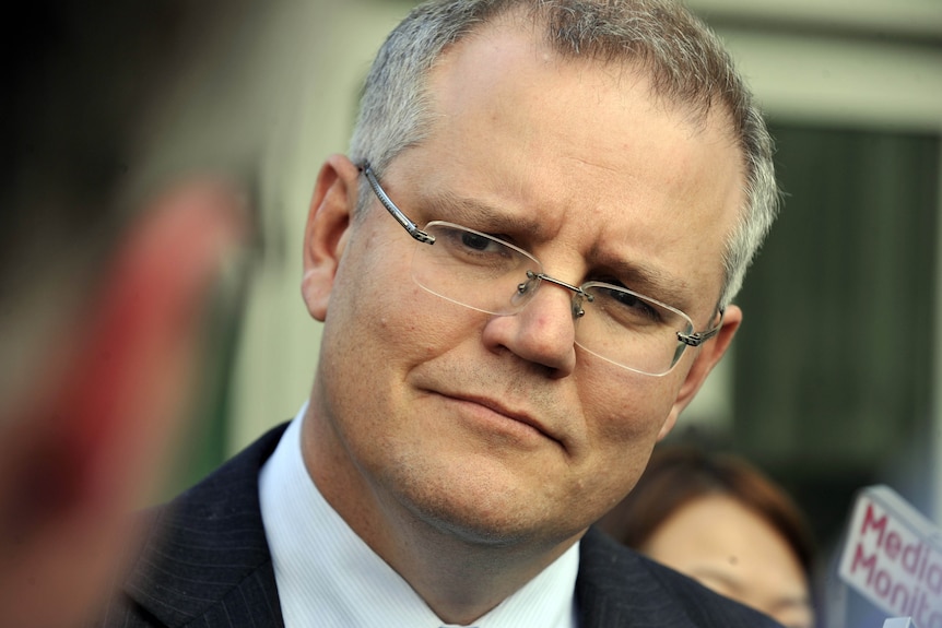 Morrison delivers press conference
