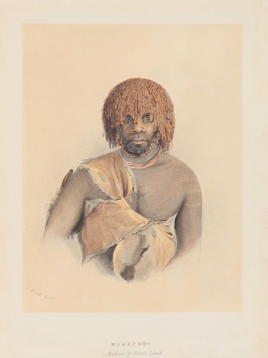 Thomas Bock's 1837 watercolour Wurati