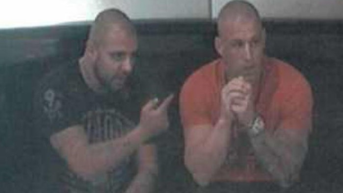 A CCTV image of Fahad Quami with deceased gang member Pasquale Barbaro