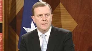 Looking on the bright side: Mr Costello says the strong economy benefits families. [File photo]
