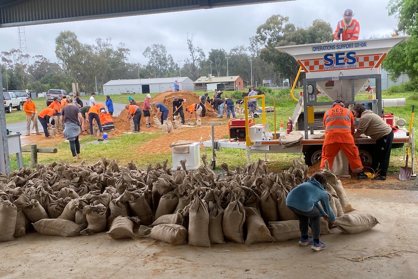 picture of sandbags and SES