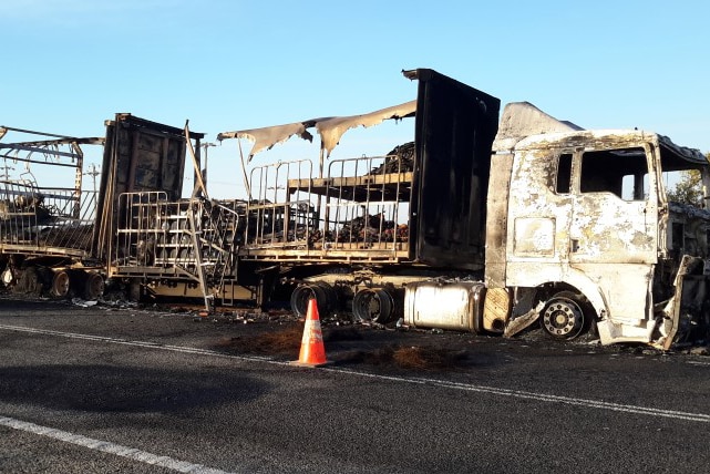 Truck fire, Eneabba