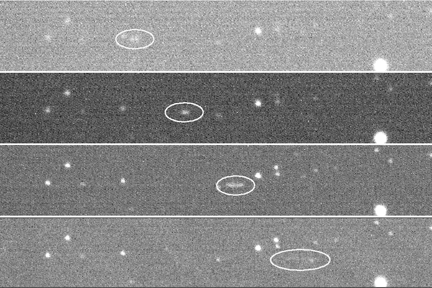 SkyMapper images of the asteroid taken in 2018.