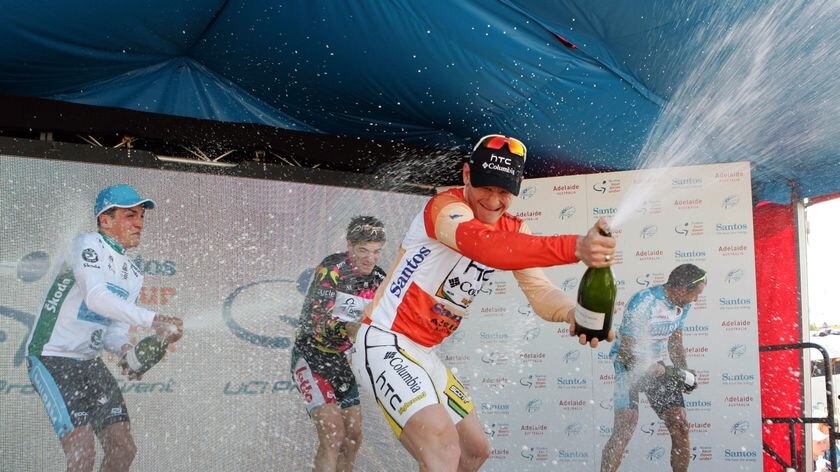 Greipel celebrates second Tour Down Under title