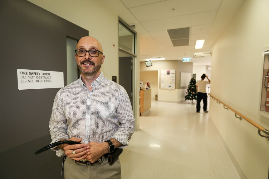 Medical oncologist Dr Robert Blum at Bendigo Hospital's cancer ward.