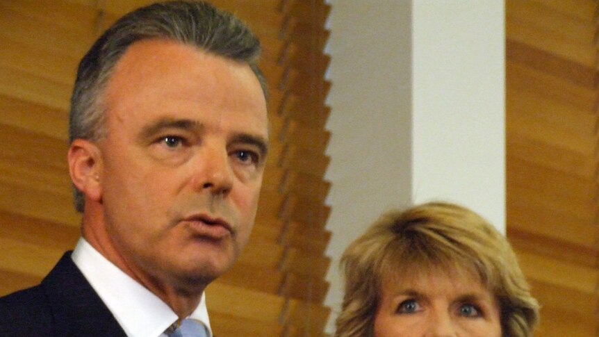 New Liberal leader Brendan Nelson and deputy Julie Bishop yet to finalise their front bench (File photo).