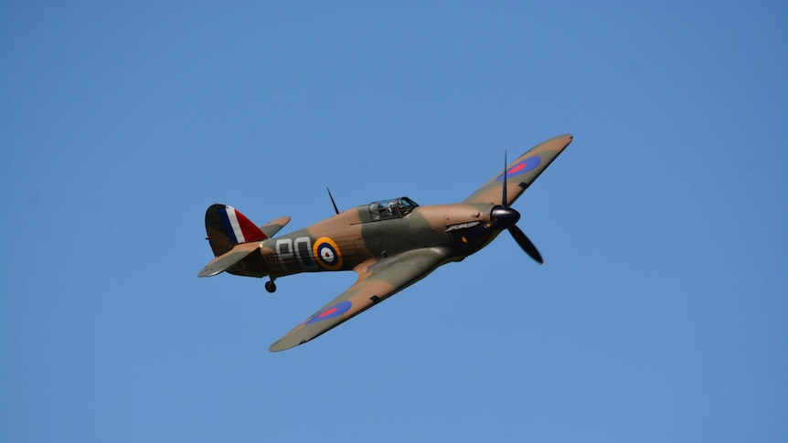 Second World War Plane flying in 2016.