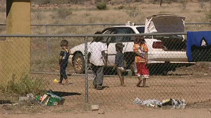 Aboriginal children playing