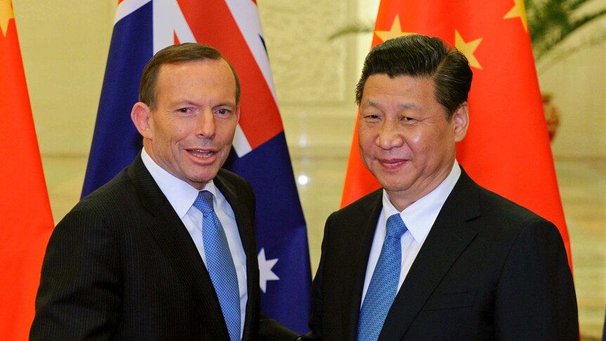 Tony Abbott in China, April 11, 2014