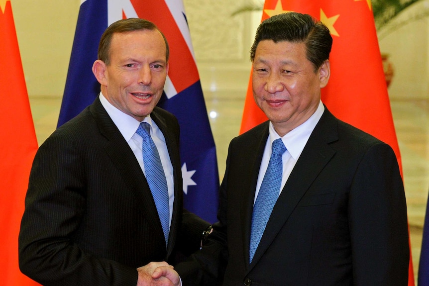 Tony Abbott in China, April 11, 2014