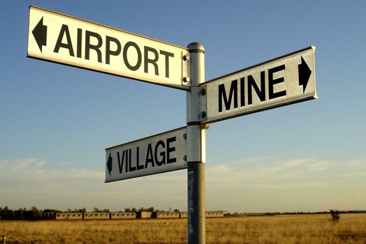 Signpost in Moranbah