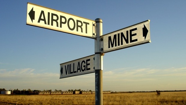 Signpost in Moranbah