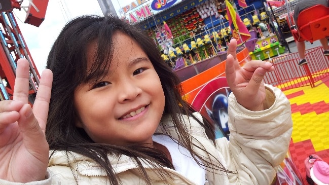 A photo of Adelene Leong at the Royal Adelaide Show.