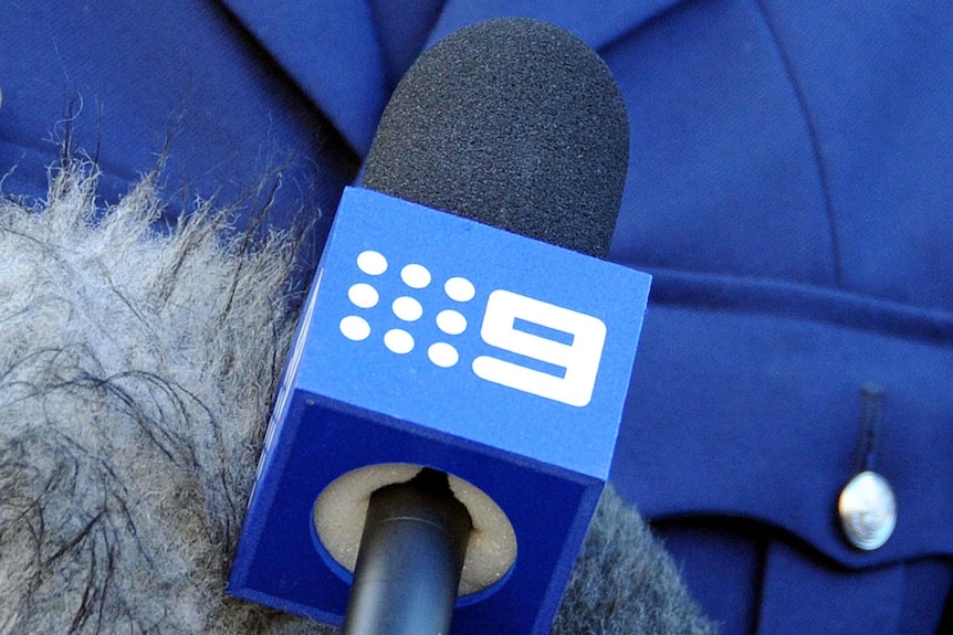 Channel Nine microphone