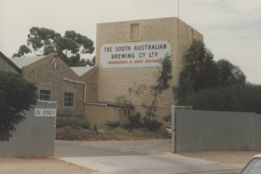 An archival photo of Broken Hill's West End depot, time unknown