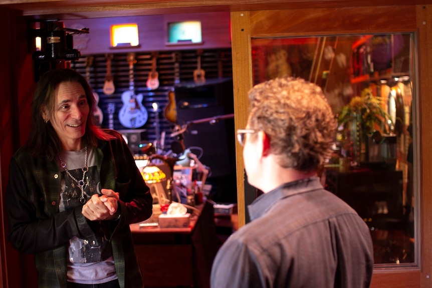 Steve Vai talks to the director of the documentary Zappa.