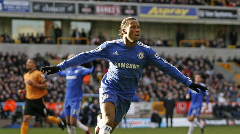 King of the continent: Ivory Coast and Chelsea striker Didier Drogba.
