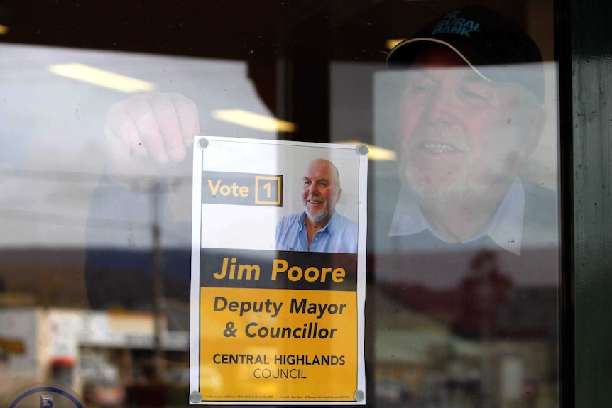 Jim Poore on the campaign trail