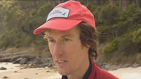 In a recorded message Andrew McAuley described his bid to cross the Tasman as an excellent adventure.