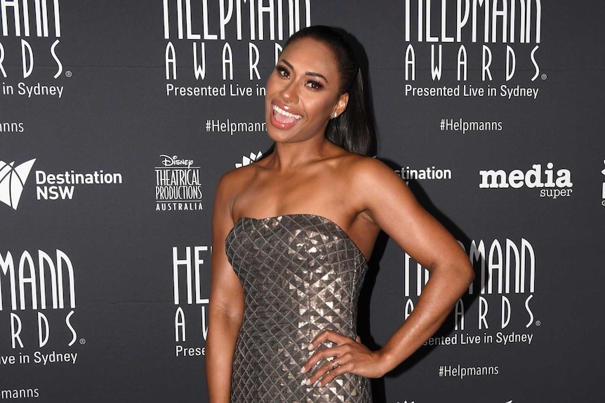 Paulini poses for a photograph