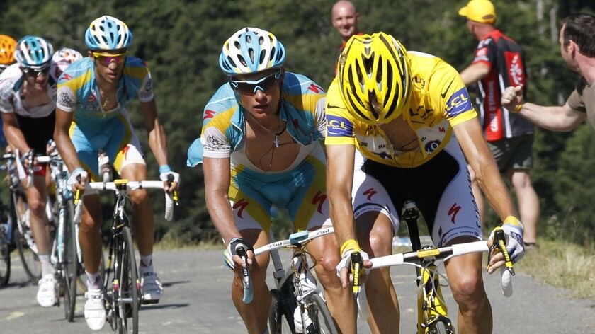 Pivotal stage: Schleck and Contador are set to go head-to-head on the Col du Tourmalet.
