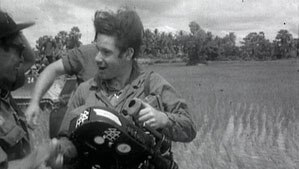 ABC cameraman David Brill covering the Vietnam War.