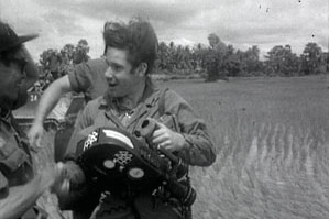 ABC cameraman David Brill covering the Vietnam War.